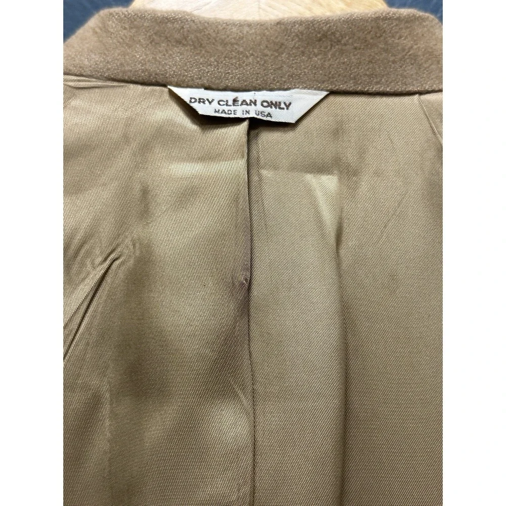Patrick James 100% Camel Hair Blazer Sports Coat 42R Tan Brown USA 2 Button